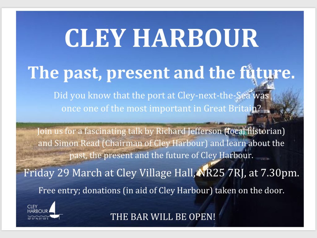 Cley Harbour Talk 29 March 2019