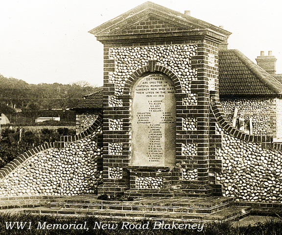 Blakeney Memorial, North Norfolk