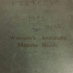 Womens Institute Minute Book 1920-25