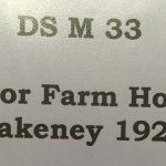 Manor Farm House, Blakeney 1929