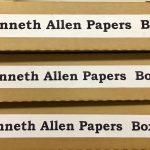 Kenneth Allen Papers Boxes 1-3