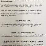 Newsletters at History Centre