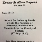 Kenneth Allen Papers Volume M continued