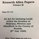 Kenneth Allen Papers Volume M continued