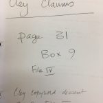 Kenneth Allen Papers Cley Claims