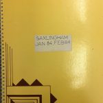 Saxlingham Cuttings January and February 1984