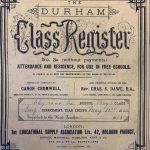 Cley School Infant Boys Class Register end-May 1914