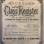 Cley School Infant Boys Class Register end-May 1914