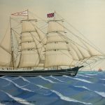 Barque Robert Hay of Blakeney, Captain Francis Kerrison 1871 Barque Robert Hay 1871 by Patrick Kearney