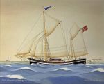 The Ketch Blue Jacket of Blakeney, Captain Robert Pells 1908 Ketch Blue Jacket 1908 by Patrick Kearney