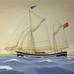 The Ketch Blue Jacket of Blakeney, Captain Robert Pells 1908 Ketch Blue Jacket 1908 by Patrick Kearney