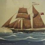 Schooner Palmers 1880 of Blakeney, Captain J. Johnson Schooner Palmers by Patrick Kearney