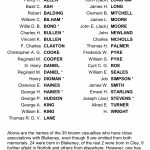 WW1 Blakeney Remembers Brochure Page 2