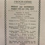 Blakeney Regatta Programme 1927