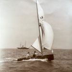 Nicholas Cooke sailing Eastlight at Cowes, IOW