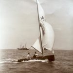 Nicholas Cooke sailing Eastlight at Cowes, IOW