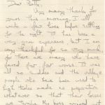 Nancy Gull (Cley)1953 Flood Letter Page 1