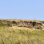 North-east of church is this Wiveton quayside? Seen from Stonebridge house garden, 2023